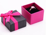 Two piece paper boxes with bow