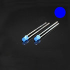 Green initiative mini 3 mm round led diode blue color diffused emitting super blue color
