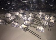 High power 10mm Round Long Pins LED Diodes with super Yellow 30 120 Viewing Angle