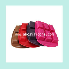 China durable silicone baking cake pans ,square silicone muffin cake pan supplier