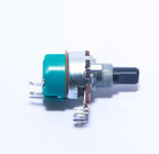 16mm rotary potentiometer, carton potentiometer with metal shaft, potentiometer with switch