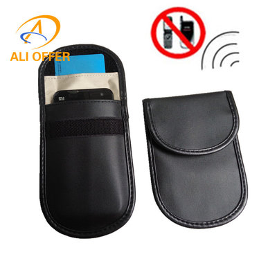 China 3G 4G Mobile Cellular Phone RF Signal Shielding Blocker Jammer Bag,ID Card Bank Cards Remote Car Keyless Protection Bag supplier