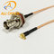 High Quality BNC Female Connector to MMCX Male Right Angle Connector Pigtail with 15cm Cable RG316,BNC to MMCX Single supplier