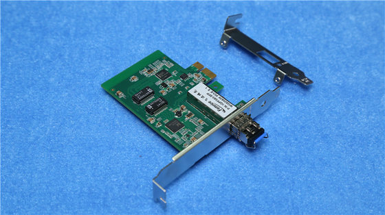 China Femrice 1000Mbps PCIex1 SFP Slot Network Interface Card Intel 82583V Gigabit Controller Ethernet Fiber Optic NIC Card supplier