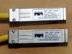 China Genuine Cisco CAB-SFP-50CM SFP Interconnect Patch Molex Cable supplier