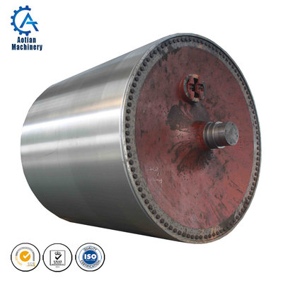 Paper Making Machine Dryer Section Cast Iron Dryer Cylinder For Paper Mill