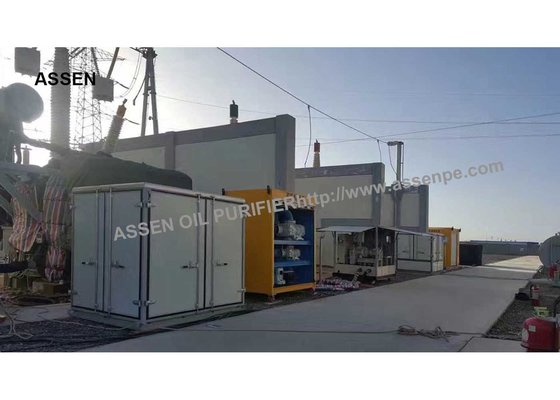 China 110kV Transfomrer Service Plant,ZYD-200 Ultra High Vacuum Transformer Oil Filtration System supplier
