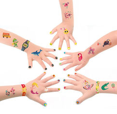 China Waterproof Childrens Transfer Tattoos , Childrens Temporary Tattoos Easy Remove supplier