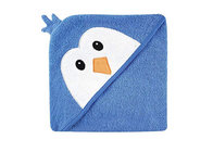100% Cotton Customized Baby Boy Blankets , Blue Color Luxury Newborn Baby Blanket
