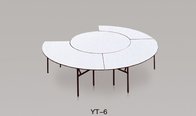 Good Useful Easy Carry Folding PVC Table Dining Table Folding Table in Furniture (YT-2-1)