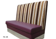 White leather restaurant booth sofa for KTV/restaurant (YL-D08)