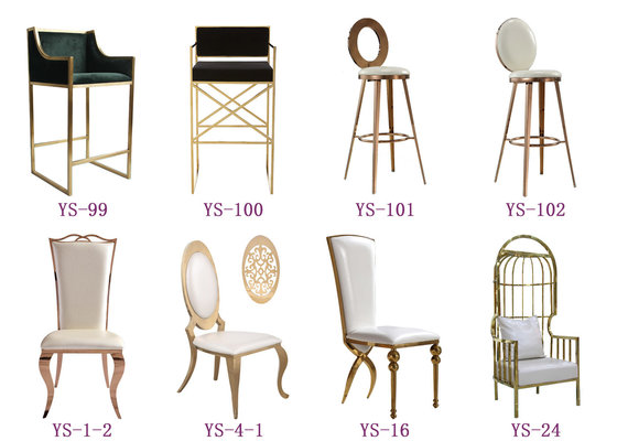 White Leather Event Bar Chairs From Chinese Furniture Factory (YS-102)