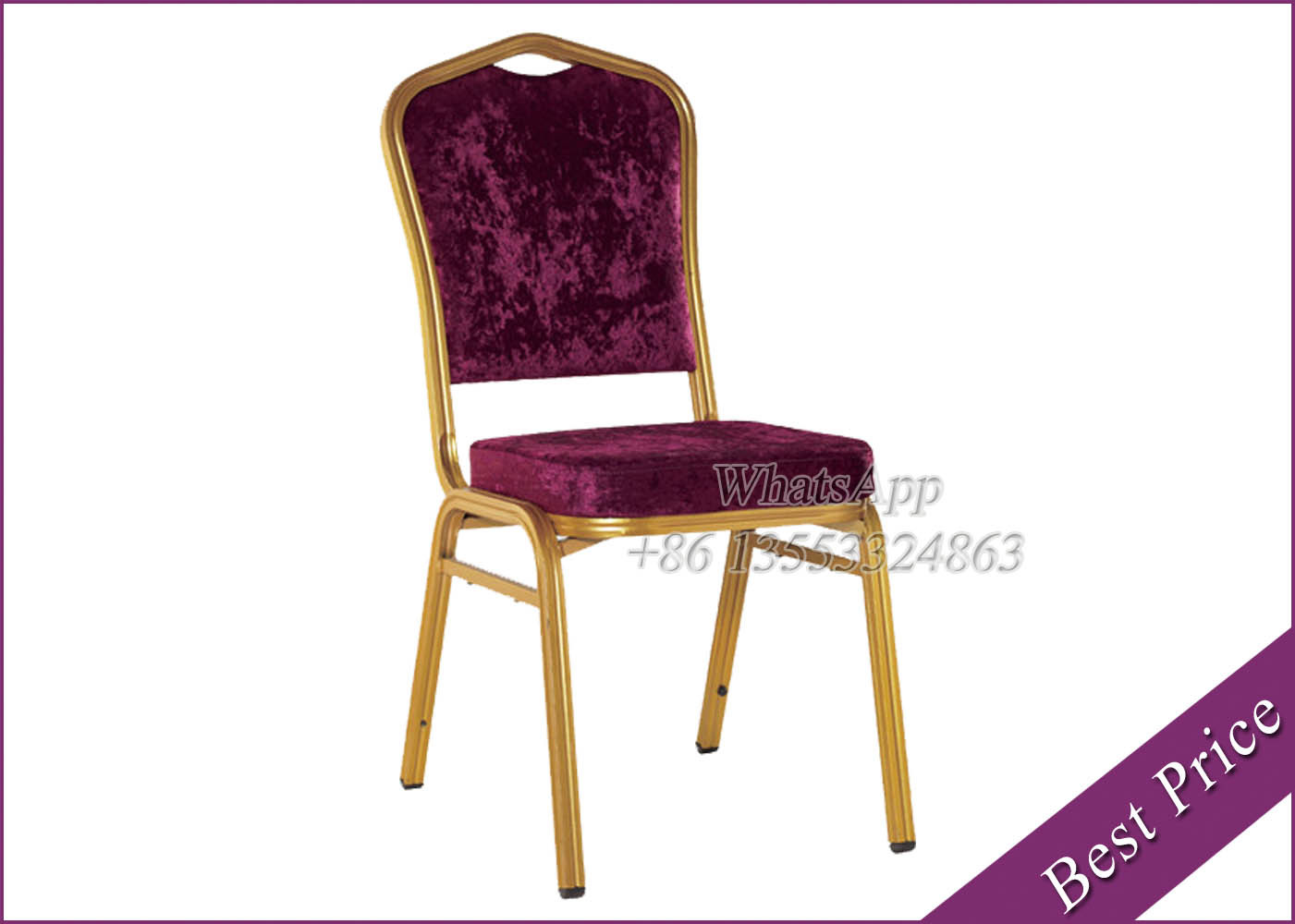 Stackable Aluminum Chair Wedding Chair (YA-3)