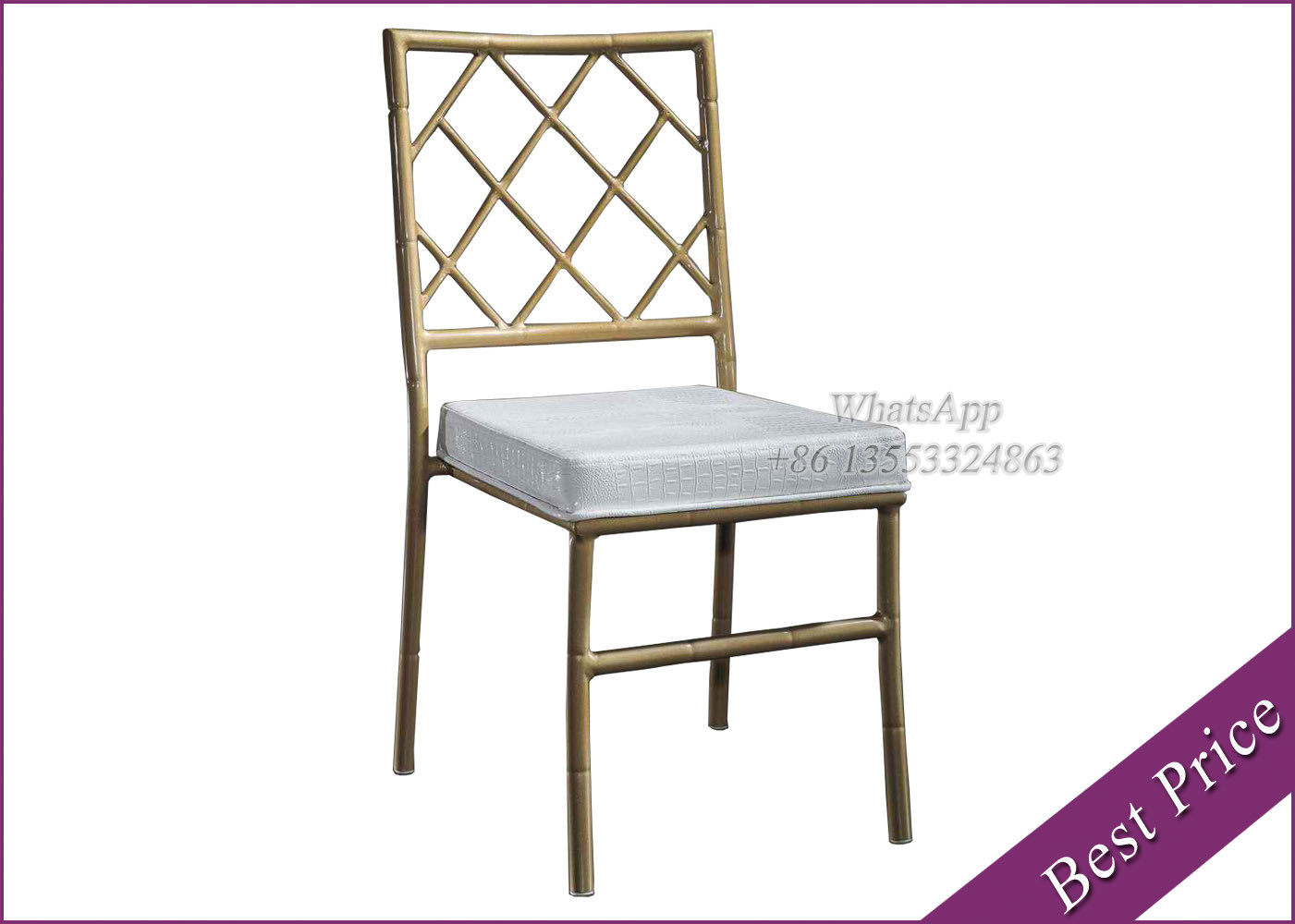 Modern Gold Chiavari Chair for Sale with Good Quality From Factory (YC-1)