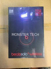 China Beats Solo 3 Wireless On Ear Headphones Decade Collection Defiant Black/Red supplier