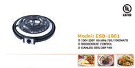ESB-1001A 750/1000 Watt Cheap Compact Single Buffet Burner Electric Hot Plate, Black, UL approved, Back to school item