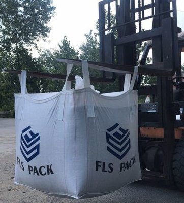 China Flexible Intermediate Bulk Container Bags 1000kg U Panel Construction supplier