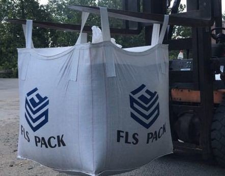 China Puncture &amp; Tear Resistant PP Big Bags Circular Construction With Customized Printing supplier