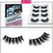 Lighter and Softer Black Natural Thick Long Full Reusable Fake Eyelashes chemical fiber false 3D synthetic eyelash supplier