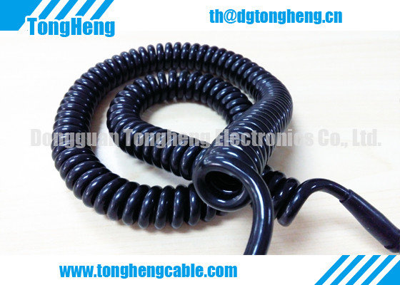 China Control Switch Connection Spiral Cable supplier