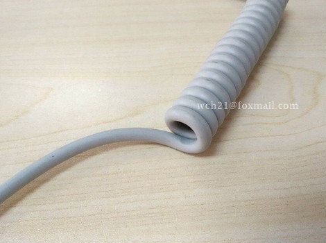 China UL2586 Machinery Flex Curl PVC Spiral Curly Cable supplier