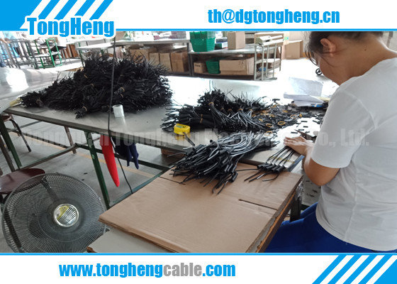 Good Quality Half Matt Black Colour Flexible Customized Spring Coiled Cable supplier