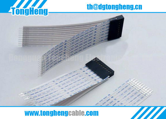 Silver and Gold Plated Terminal Connected Laminated FFC Cable supplier