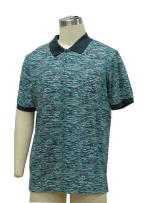 China Fitted Mens Patterned Polo Shirts , Classic Polo Solid Color T Shirts 100% Cotton Slub Yarn supplier