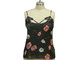 Neck Lace Casual Ladies Wear Floral Strappy Midi Dress Nightwear 100% Polyester Satin supplier