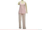 Pink Cute Women'S Petite Pajama Sets , Slim Fit Women'S Thermal Pajamas supplier