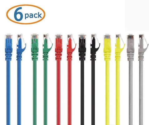 China CAT6 CAT5E  computer Network Cable 4 Pairs 350MHZ Solid Bare High Transmission speed supplier