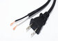 High copper JIS  2pin 10amp power cord without connector power cabale OEM supplier