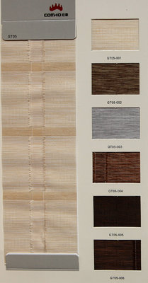 Light control Blackout Material double layer beige Horizontal Shangri-la blind and curtain customized