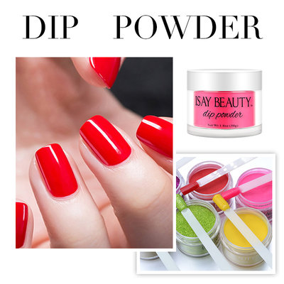 China air dry without lamp curing 1oz night glow powder acrylic nail dipping powder nails system supplier
