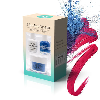 China 2020 hotsale nail artistry dipping powder starter set 3 in 1 gel Polish acrylic powder dip nail supplier