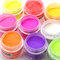 Best price Fluorescent Dip Powder Nail Glow in the dark at night glitter 1oz 2oz supplier