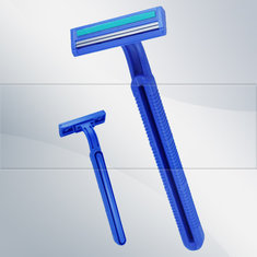 China KS-215 Twin blade disposable shaving razor supplier