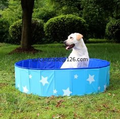 China High quality Blue &amp; Pink Pet Swimming Pool Portable Pool Dogs Cats Bathing Tub Bathtub Wash Tub Foldable Pet Bath Pool supplier