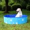 High quality Blue &amp; Pink Pet Swimming Pool Portable Pool Dogs Cats Bathing Tub Bathtub Wash Tub Foldable Pet Bath Pool supplier