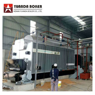 Automatic Feeding Travelling Grate 4 tph Coal Fired Steam Boiler Textile Industry