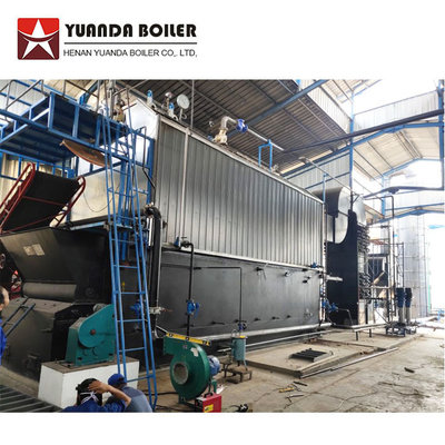 12 Ton Wood Chip Wood Waste Fired Steam Boiler For Wood Processing Factory