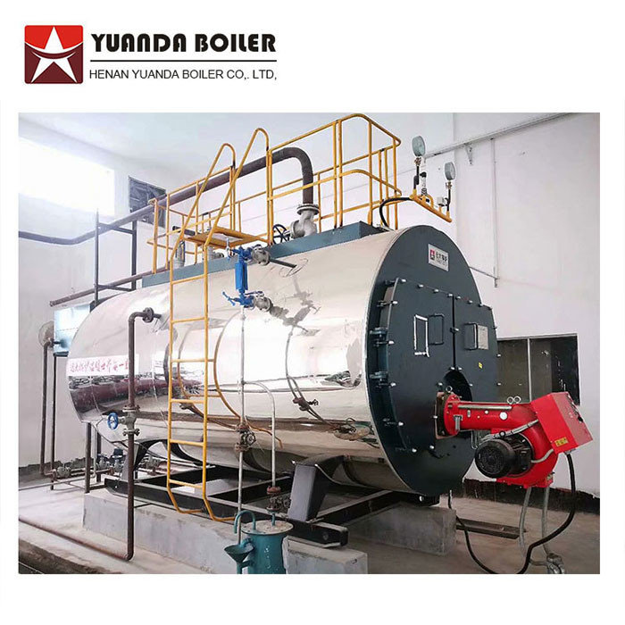 Package Type Industrial Fire Tube Riello Burner Gas Steam Boiler 2000kg supplier