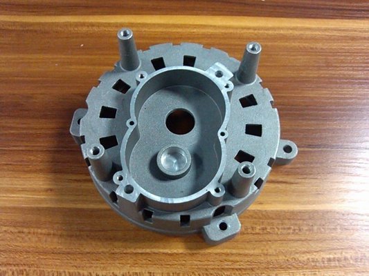 China Shot Blasting / Painting Aluminum Alloy ADC12 Electric Motor Housing , 0.02mm Tolerance supplier