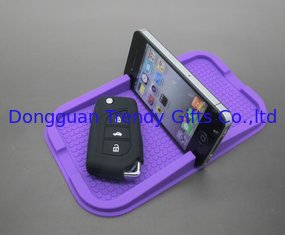 China Multi Function Purple Car Phone Stand Holder Anti Slip Silicone Phone Holder For Auto Accessories Gift supplier