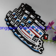 China Customized Lakeland Queen Cruises Vessels Shape Soft PVC Travel Luggage Tag ID Name Tag,Eco Friendly , As Souvenir Gift supplier