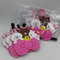 Pink Hello Kitty Friends Rubber PVC Luggage Tags Suitcase Luggage Tags With Black Plastic Rope, Accept OEM 2D Or 3D supplier