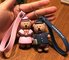 Hot Sale 3d Brown Bear Doll Soft PVC Keychain Key Holder With Silicone Wristband, Big Production Stock, Best Couple Gift supplier