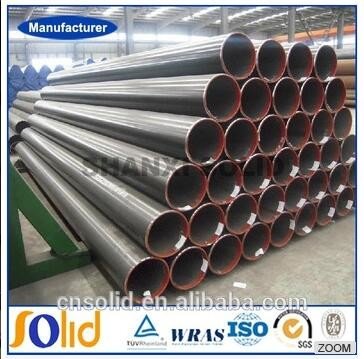 BS 1387 Hot dip galvanized/galvanised welded steel pipe/tube