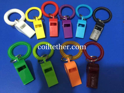 Best Quality PU Spiral Coil Bands w/Custom Logo Printing Whistles supplier