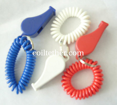 Best Quality PU Spiral Coil Bands w/Custom Logo Printing Whistles supplier